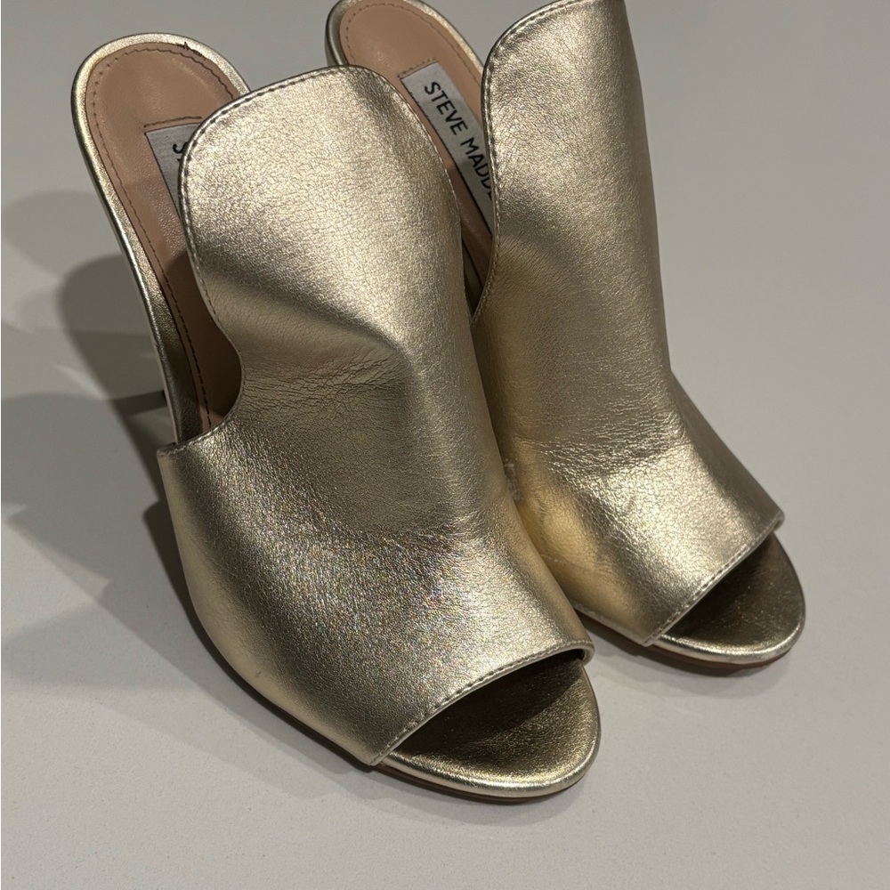 Steve Madden Gold Women's Mules
